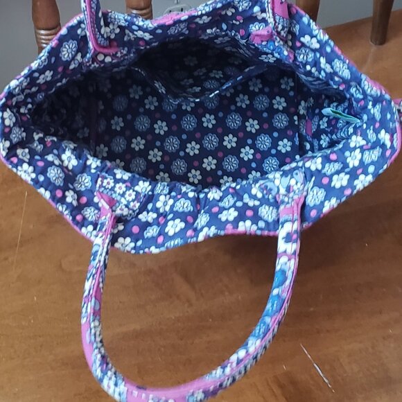 Vera Bradley Boysenberry Bucket and Drawstring Emma Purple Paisley Bag - Picture 5 of 7